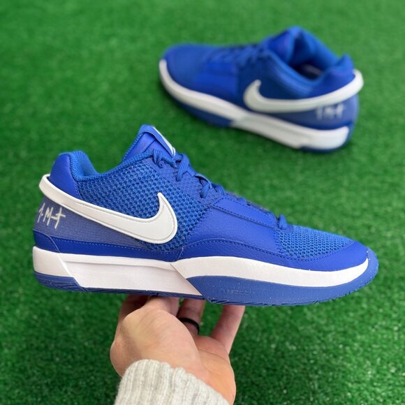 Nike Ja 1 TB Game Royal Mens Basketball Shoes Blue FV1303-400 VNDS Sz 7 - Picture 1 of 7